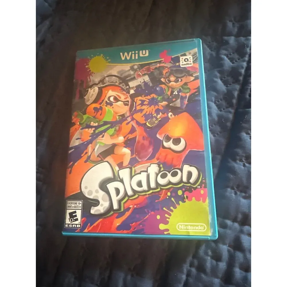 Splatoon Wii U game 2013 tested and works great video game Nintendo